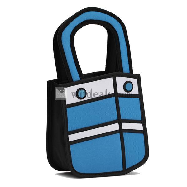 2D手提げバッグ レディース 2D バッグ ハンドバッグ 漫画バッグ おもしろい バッグ