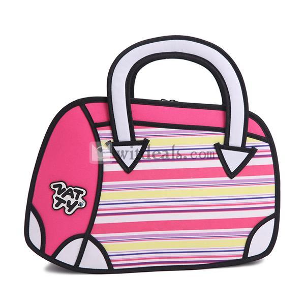 ハンドバッグ 二次元バッグ BAG イラストバッグ 立体カバン 2Dバッグ バッグレディース
