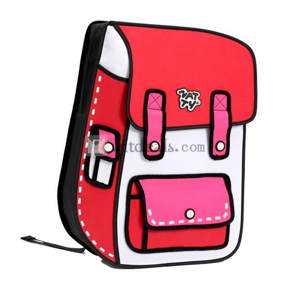 3Dリュックバッグ 漫画バッグ 男女共用バッグ バッグ メンズ バッグレディース ペアグッズ カップル お揃い 可愛い