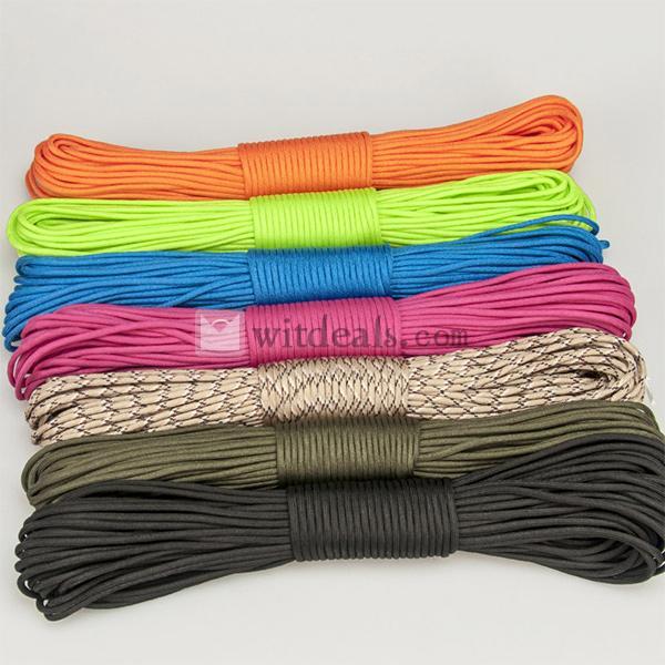 登山ロープ アウトドア スポーツ クライミング キャンプ テント ナイロンロープ アウトドア必要品 選べる７色