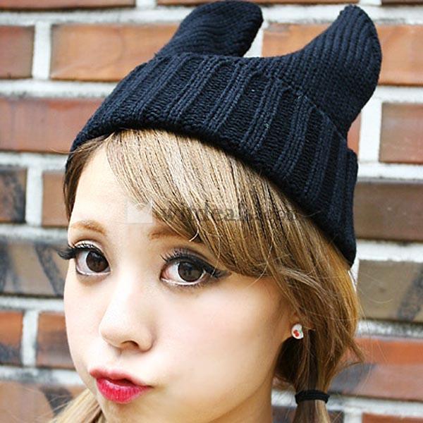 レディース ニット帽　ニットワッチ　毛糸 帽子　アクリル　全17色展開