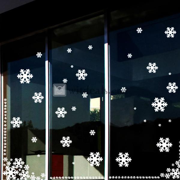 ウォールステッカー 壁紙ステッカー 壁紙シール 壁ステッカー 壁シール クリスマス　雪 2013 ウオールシール diy 2セット