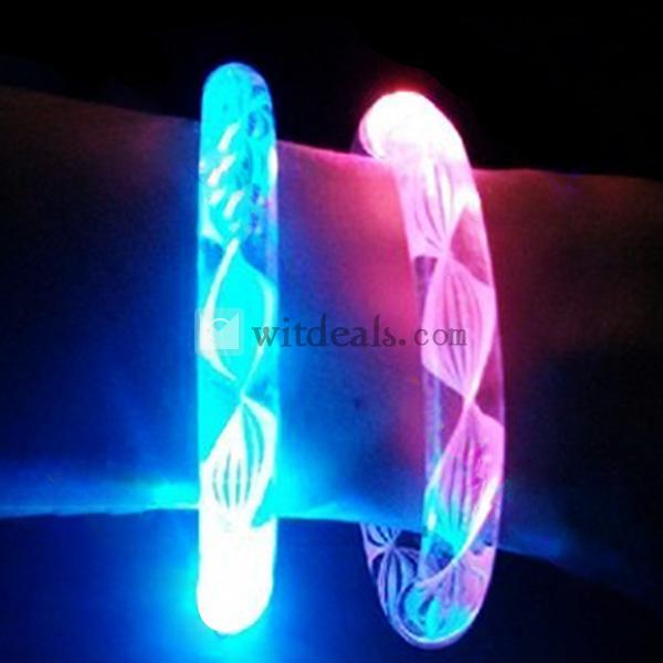 LEDブレスレット 光るブレスレット クリスマス 衣装 コスチューム コスプレ 仮装 5個セット