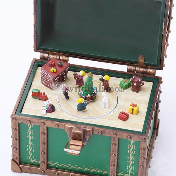 クリスマス オルゴールBOX ミュージックボックス 室内デコレーション オーナメント 飾り クリスマスツリー プレゼント