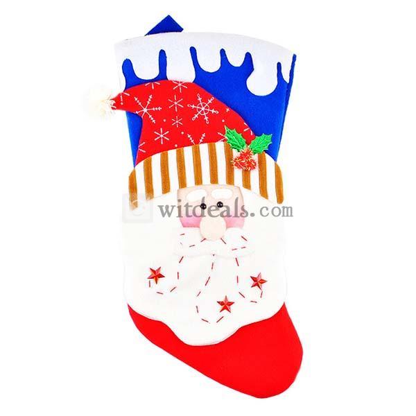 クリスマス ソックス 靴下 サンタ靴下 サンタクロース オーナメント ランダム発送 サンタクロース 3個セット