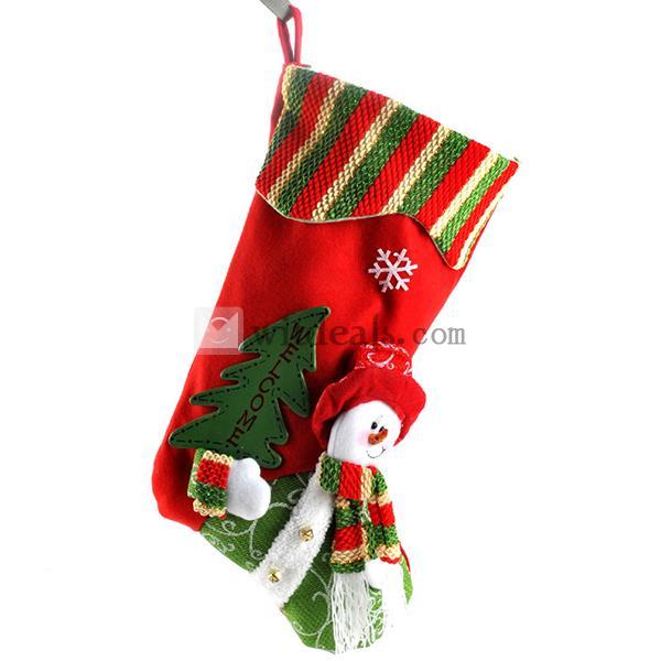 プレゼントソックス 靴下 くつ下 クリスマスソックス 靴下 飾り プレゼント袋 ラッピングバッグ オーナメント 2個セット