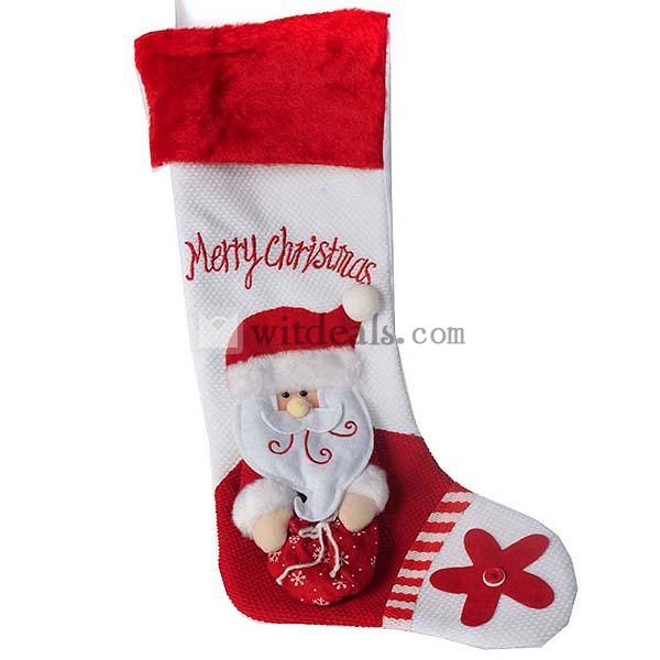 プレゼントソックス 靴下 くつ下 クリスマスソックス 靴下 飾り プレゼント袋 ラッピングバッグ オーナメント 2個セット