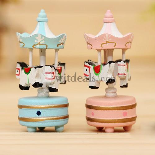 木製木馬 ミニ木馬 置物 飾品 可愛い プレゼント クリスマス用品 2個セット