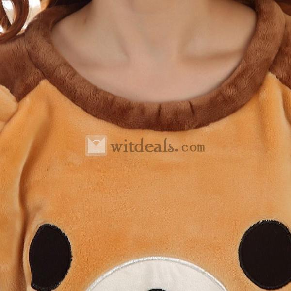 パジャマ レディース 熊柄 ルームウェア 上下セット モコモコ あったか パジャマ 冬肌着