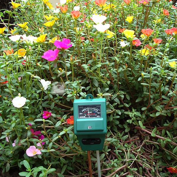 土壌測定器 湿度測定 酸と塩基測定機 光周性測定器 多機能測定器 小型 プラスチック グリーン