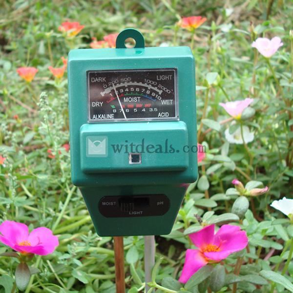 土壌測定器 湿度測定 酸と塩基測定機 光周性測定器 多機能測定器 小型 プラスチック グリーン