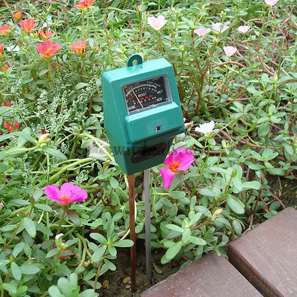 土壌測定器 湿度測定 酸と塩基測定機 光周性測定器 多機能測定器 小型 プラスチック グリーン