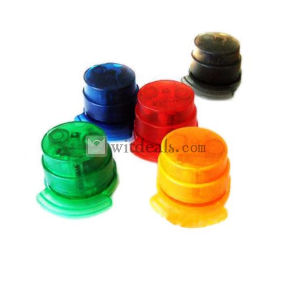 ミニホッチキス 小型式 コンパクト 針がない エコホッチキス 円形 携帯便利 五個セット