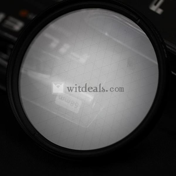 クロスフィルター クロススクリーン 58mm 4本/6本/8本線 一眼レフカメラ・ミラーレス一眼レフ 交換レンズ用クロスフィルター イルミネーション 3個セット 汎用