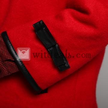 九分丈袖コート ショートダッフルコート フード付きコート オーバーコート女性向け アウターウェア 防寒