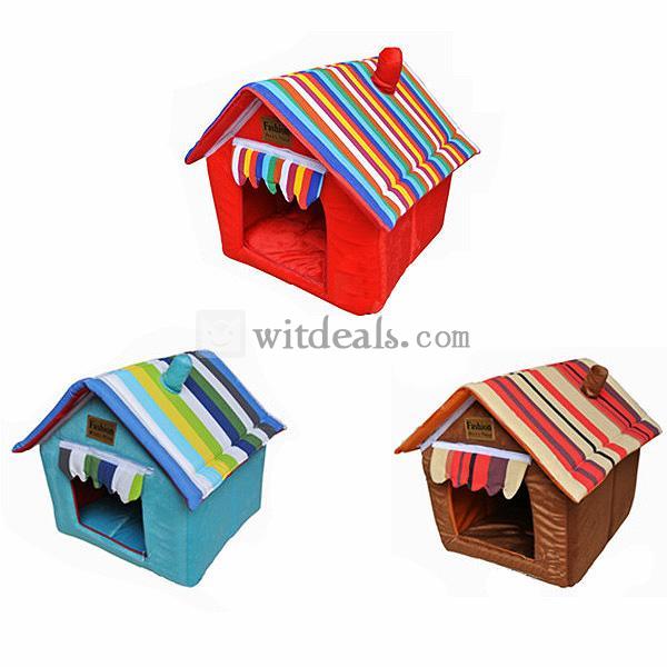 ペットハウス 折りたたみ 室内用 犬小屋 ペットベッド ペット用ハウス わんこハウス