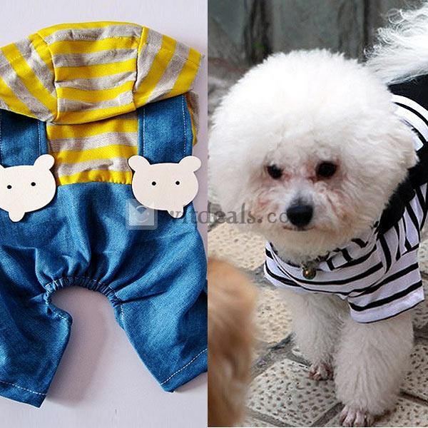 ストライブ上着 ペットグッズ 正装 パーテイー変装 可愛い カジュアル ペット用品 ドッグ ウェア