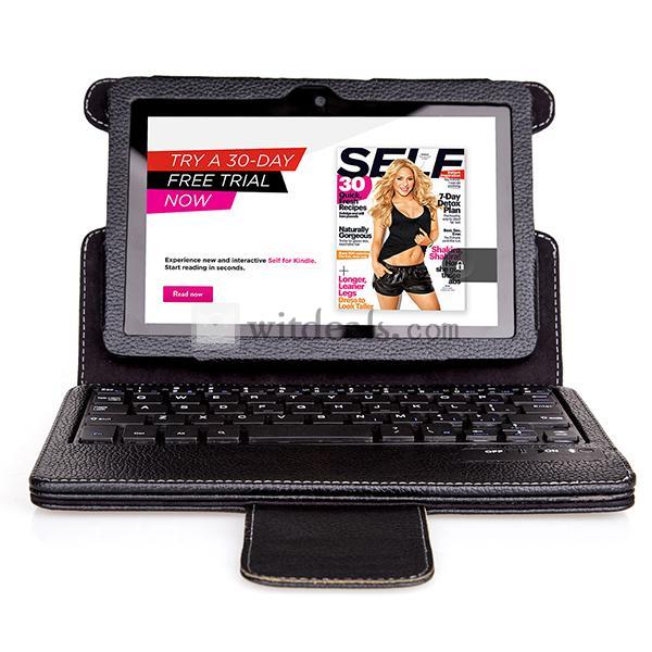 Kindle fire HDX 7用レザーケース 革 カバー Bluetooth キーボード 人気