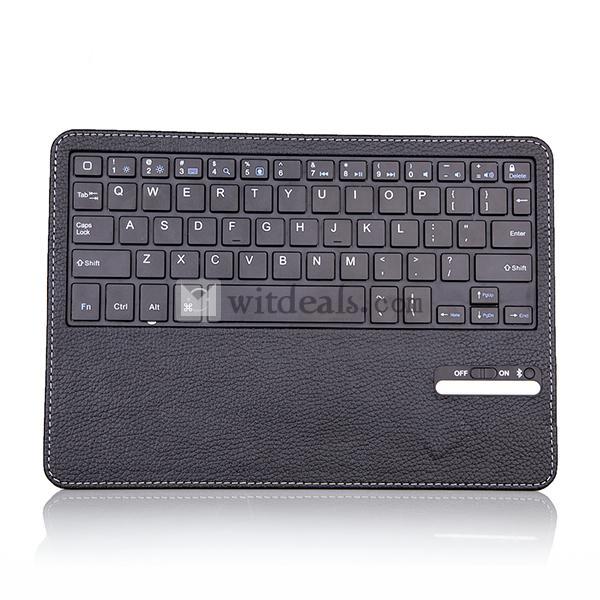 ipad air専用レザーケース 革 カバー 人気 Bluetooth ワイヤレスキーボード 折りたたみ式