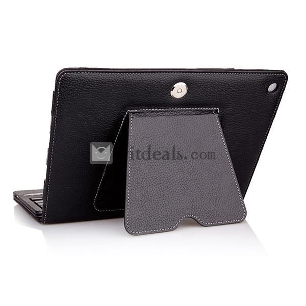 ipad air専用レザーケース 革 カバー 人気 Bluetooth ワイヤレスキーボード 折りたたみ式