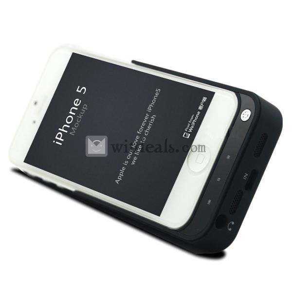 iphone5/5sケース カバー バッテリーケース 充電 保護 モバイルバッテリー 携帯充電器