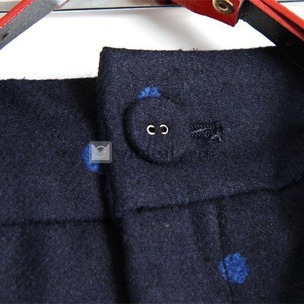 冬 ショートパンツ ショーパン パンツ ドット柄 ストレッチ ショート レディース 秋冬 秋物