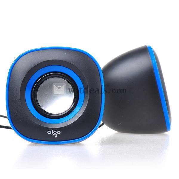 PC スピーカー USB スピーカー コンパクトスピーカー usb接続 パソコン用 高音質2.0ch