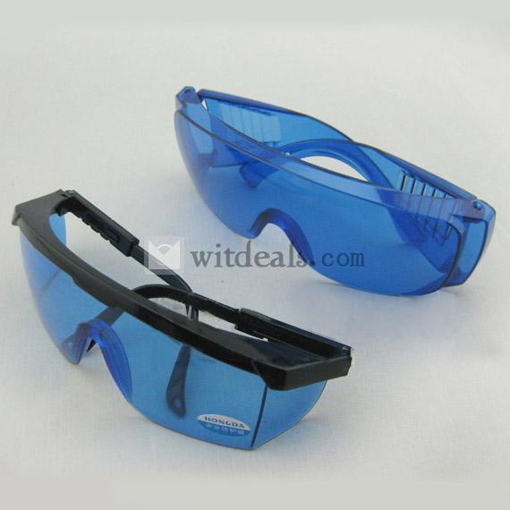 レッドレーザー保護メガネ 590-690nm 赤色光レーザー光用保護ゴーグル レーザー遮光メガネ