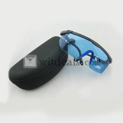 レッドレーザー保護メガネ 590-690nm 赤色光レーザー光用保護ゴーグル レーザー遮光メガネ