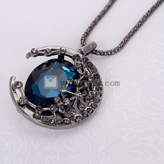 レディース ロングペンダント かわいい ロングネックレス アクセサリー チェーン