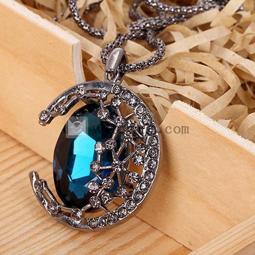 レディース ロングペンダント かわいい ロングネックレス アクセサリー チェーン