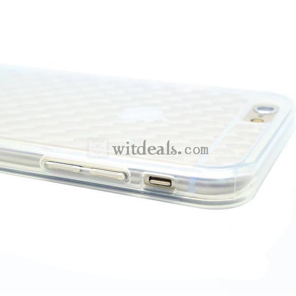 菱形柄　iPhone6ケース　iPhone6バンパーケース　iPhone6保護カバー　透明