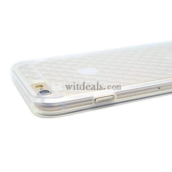 菱形柄　iPhone6ケース　iPhone6バンパーケース　iPhone6保護カバー　透明