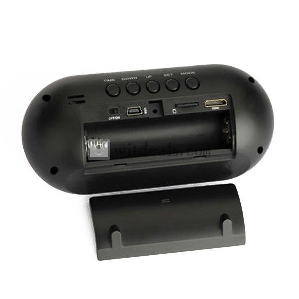 置時計型隠しカメラ　超小型ビデオカメラ　防犯対策　盗撮用