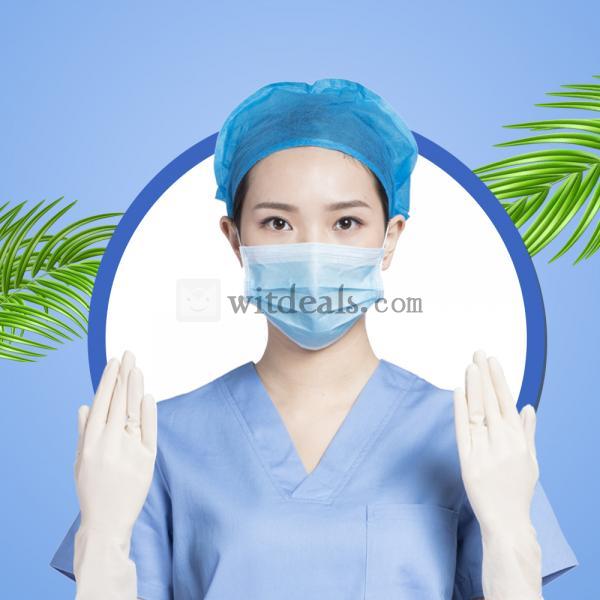 即日発送可能‼️在庫有り！超快適マスク（プリーツタイプ）５０枚入り　感染症の手軽な対策　