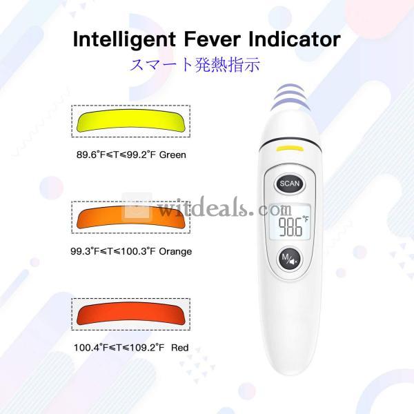 額と耳両用　デジタル体温計、発熱を正確に読み取りますデジタル医療赤外線赤ちゃん体温計 非接触式1秒検温 家庭用 大人 子供 赤ちゃん 非接触式 デジタル温度計 額温度計 電子体温計 耳式体温計 赤外線温度計 放射温度計　大口注文の場合に、割引できます。