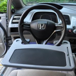 汎用品　折り畳みテーブル／ノートパソコンテーブル　運転席対応　車用