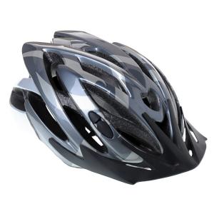 BELL(ベル) 自転車用ヘルメット　一体成型　バイザー付　ダークブルー＆花柄