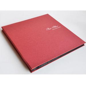 12インチ 人気  貼り付け式フォトアルバム a4  写真 アルバム DIY　ワインレッド