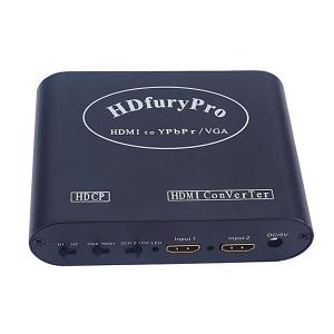 HDMIからVGA/YPBRへコンバータ／HDMI分配器 HD668 HDMI－VGA変換器