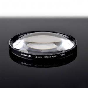 接写用クローズアップレンズ(+4)　フィルター径55mm