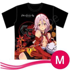 コスプレ衣装 ギルティクラウン  GuiltyCrown 楪いのり　Tシャツ　ブラック サイズ：M