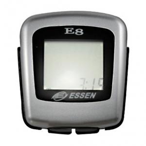 自転車サイクルメーター／サイクルコンピュータ　八つ機能　チタングレー　