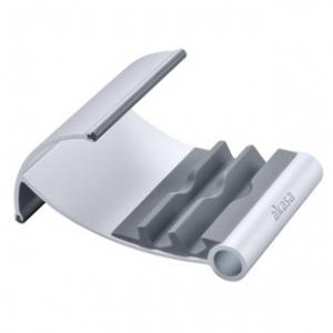 汎用獅子座iPad miniスタンド／ホルダー　シリコン保護　シルバー
