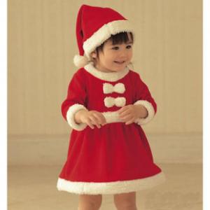 キッズ 女の子クリスマスサンタクロース衣装 サンタコスチューム子供 可愛い