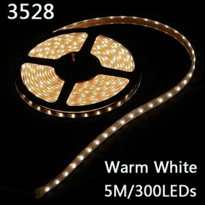 3528型300LEDテープライト／ストリップライト／クリスマスイルミネーション 5M防水　ウォームホワイト