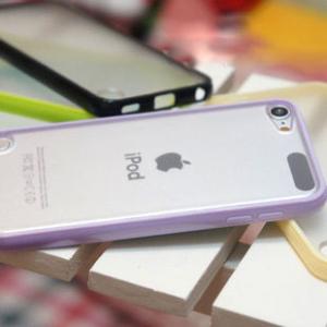 Ipod Touch5対応ケース 薄型 非光沢 半透明ipod Touch5ケース パープル