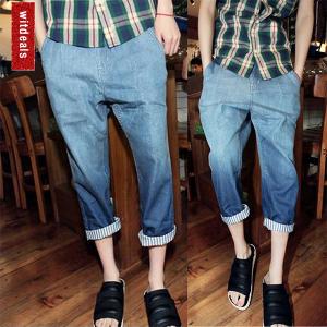 7分丈 デニム ジーンズ パンツ メンズ クロップドパンツ ハーフパンツ パンツ  チノパン ワークパンツ 通販 夏春秋