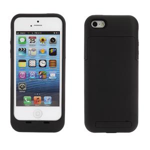 iPhone5S対応2500mAh携帯充電バッテリー ケース カバー バッテリーケース 充電モバイルバッテリー