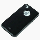 TPU iPhone 4／4S保護ケース/カバー　ブラック